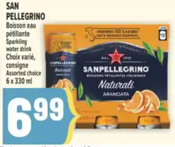 Marché Adonis SAN PELLEGRINO BOISSON EAU PÉTILLANTE | SPARKLING WATER DRINK offer