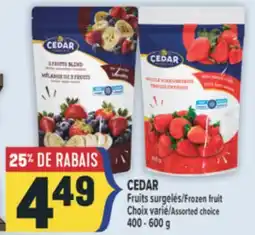 Marché Adonis CEDAR FRUITS SURGELÉS/FROZEN FRUIT offer