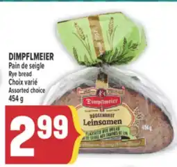 Marché Adonis DIMPFLMEIER PAIN DE SEIGLE | RYE BREAD offer