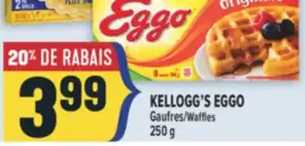 Marché Adonis KELLOGG'S EGGO GAUFRES | WAFFLES offer