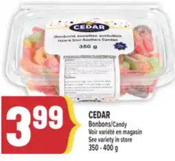 Marché Adonis CEDAR Bonbons | Candy offer