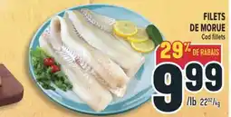 Marché Adonis FILETS DE MORUE | COD FILLETS offer