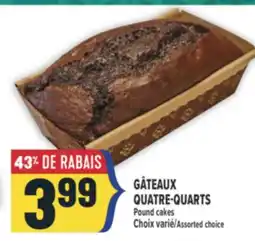 Marché Adonis GÂTEAUX QUATRE-QUARTS | POUND CAKES offer