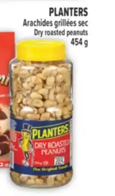 Marché Adonis PLANTERS ARACHIDES GRILLÉES | SEC DRY ROASTED PEANUTS offer