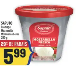 Marché Adonis SAPUTO Fromage Mozzarella | Mozzarella cheese offer