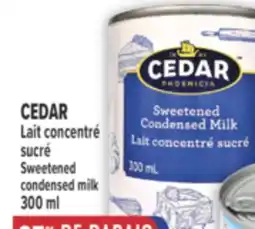 Marché Adonis CEDAR Lait concentré sucré | Sweetened condensed milk offer