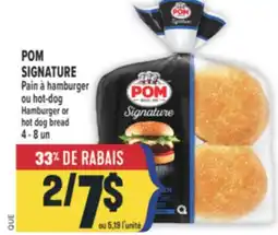 Marché Adonis POM SIGNATURE Pain à hamburger ou hot-dog | Hamburger or hot dog bread offer