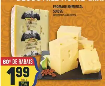 Marché Adonis FROMAGE EMMENTAL SUISSE | EMMENTAL SWISS CHEESE offer