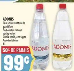 Marché Adonis ADONIS Eau source naturelle gazéifiée | Carbonated natural spring water offer