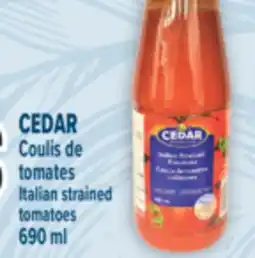 Marché Adonis CEDAR COULIS DE TOMATES | ITALIAN STRAINED TOMATOES offer