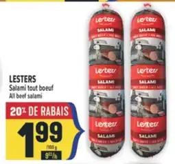 Marché Adonis LESTERS Salami tout boeuf | All beef salami offer