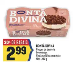 Marché Adonis BONTÀ DIVINA COUPES DE DESSERTS | DESSERT CUPS offer