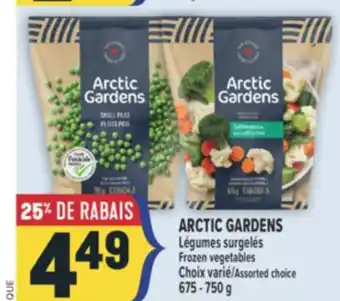 Marché Adonis ARCTIC GARDENS LÉGUMES SURGELÉS | FROZEN VEGETABLES offer