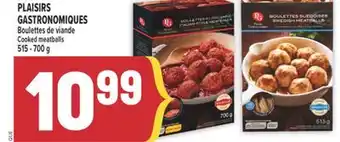 Marché Adonis PLAISIRS GASTRONOMIQUES BOULETTES DE VIANDE | COOKED MEATBALLS offer