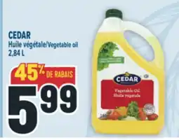 Marché Adonis CEDAR Huile végétale | Vegetable oil offer