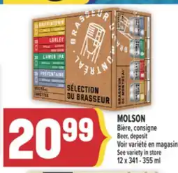 Marché Adonis MOLSON BIÈRE | BEER offer