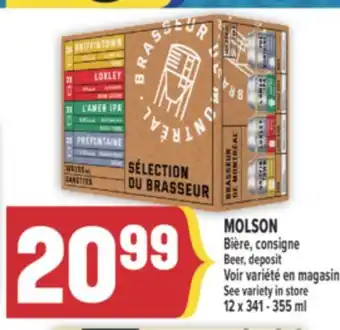 Marché Adonis MOLSON BIÈRE | BEER offer