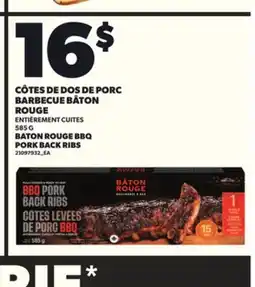 Provigo BATON ROUGE BBQ PORK BACK RIBS, 585 G offer