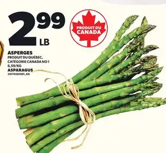 Provigo ASPARAGUS offer