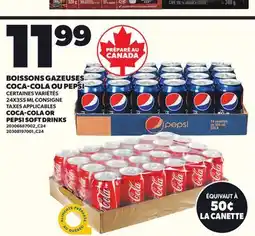 Provigo COCA-COLA OR PEPSI SOFT DRINKS, 24X355 ML offer
