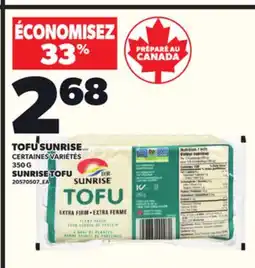 Provigo SUNRISE TOFU, 350 G offer