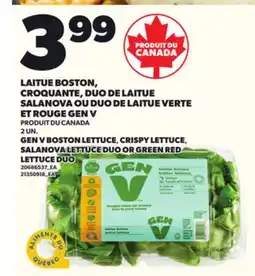 Provigo GEN V BOSTON LETTUCE, CRISPY LETTUCE SALANOVA LETTUCE DUO OR GREEN RED LETTUCE DUO, 2 UN offer