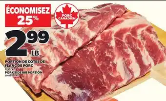 Provigo PORK SIDE RIB PORTION offer