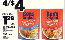 Provigo BEN'S FAST & FANCY RICE, 1322G offer