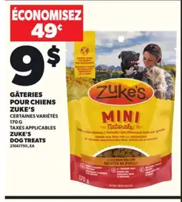 Provigo ZUKE'S DOG TREATS, 170 G offer