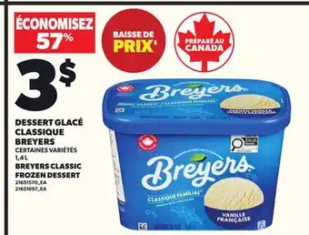 Provigo BREYERS CLASSIC FROZEN DESSERT, 1,4 L offer