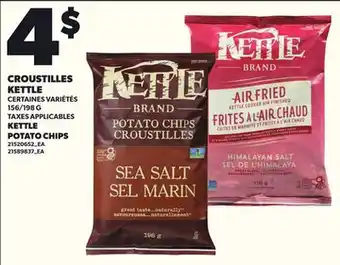 Provigo KETTLE POTATO CHIPS, 156/198 G offer