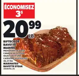 Provigo MARINATED BAVETTE STEAK offer