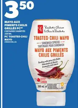 Provigo MAYO AUX PIMENTS CHILIS GRILLÉS PC, 350 ML offer