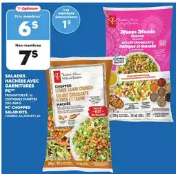 Provigo PC CHOPPED SALAD KITS, 282-369 G offer