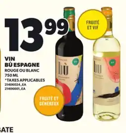 Provigo VIN BÙ ESPAGNE, 750 ML offer