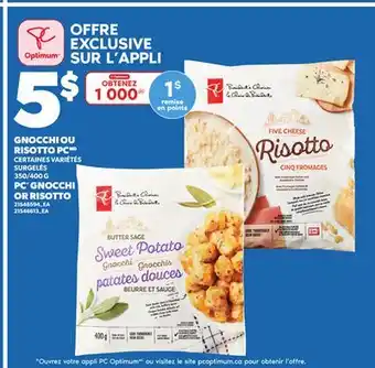 Provigo PC GNOCCHI OR RISOTTO offer