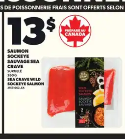 Provigo SEA CRAVE WILD SOCKEYE SALMON, 260 G offer
