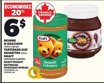 Provigo KRAFT PEANUT BUTTER HAZELNUT SPREAD offer