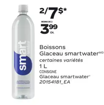 Provigo GLACEAU SMARTWATER , 1 L offer