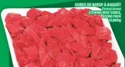 Super C CUBES DE BOEUF À RAGOÛT Format écono | STEWING BEEF CUBES ECONO PACK offer