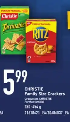 Provigo CHRISTIE FAMILY SIZE CRACKERS, 350–454 G offer