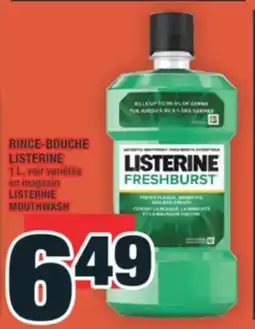 Super C RINCE-BOUCHE LISTERINE | LISTERINE MOUTHWASH offer