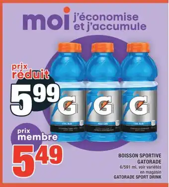 Super C BOISSON SPORTIVE GATORADE | GATORADE SPORT DRINK offer