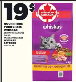 Provigo NOURRITURE POUR CHATS WHISKAS, 3/4 KG offer