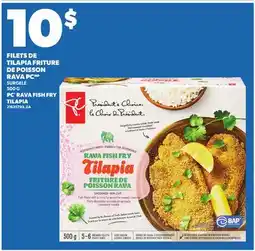 Provigo PC RAVA FISH FRY TILAPIA, 500G offer