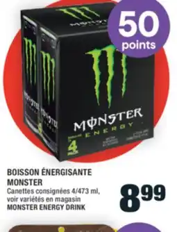 Super C BOISSON ÉNERGISANTE MONSTER | MONSTER ENERGY DRINK offer