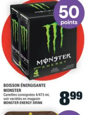 Super C BOISSON ÉNERGISANTE MONSTER | MONSTER ENERGY DRINK offer
