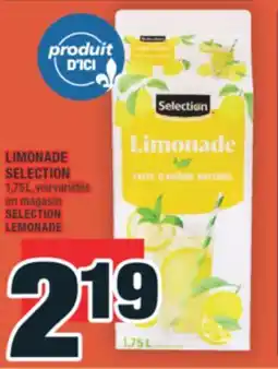 Super C LIMONADE SELECTION | SELECTION LEMONADE offer