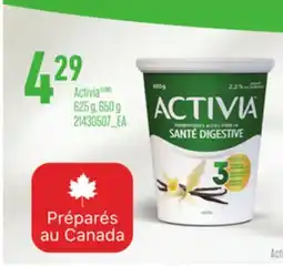 Provigo ACTIVIA /MD 625 G, 650 G offer