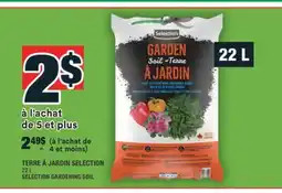 Super C TERRE À JARDIN SELECTION | SELECTION GARDENING SOIL offer